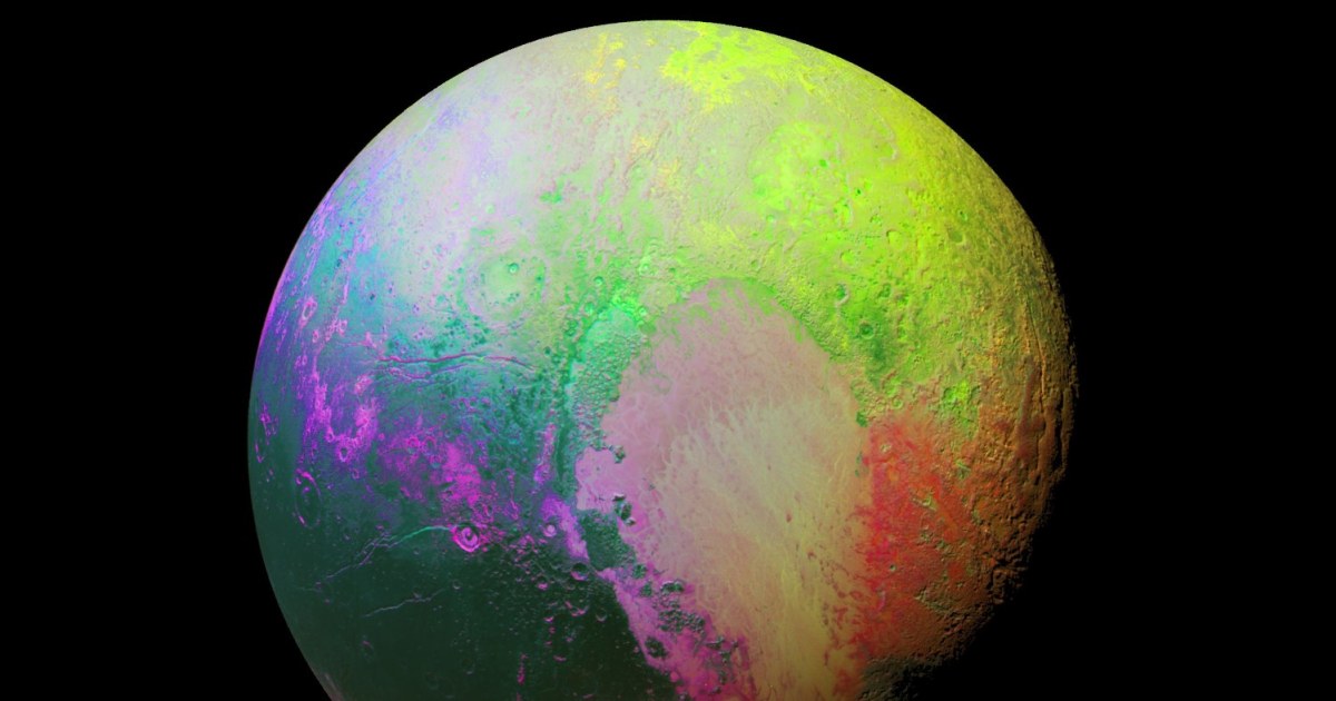 Far Out! Psychedelic Image of Pluto Emerges From NASA Analysis