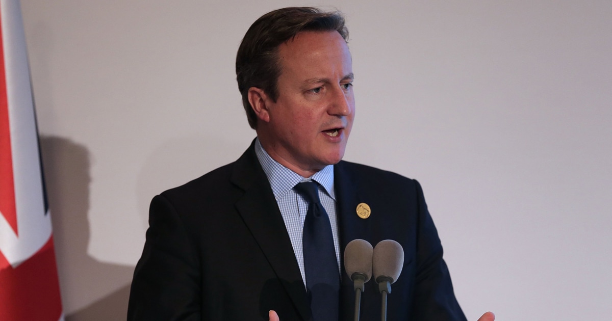 Britain's David Cameron Says the U.K. Stopped 7 Attacks in Past 6 Months