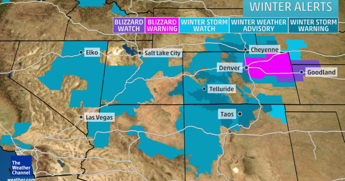Winter Storm Could Drop up to 2 Feet of Snow on Rockies