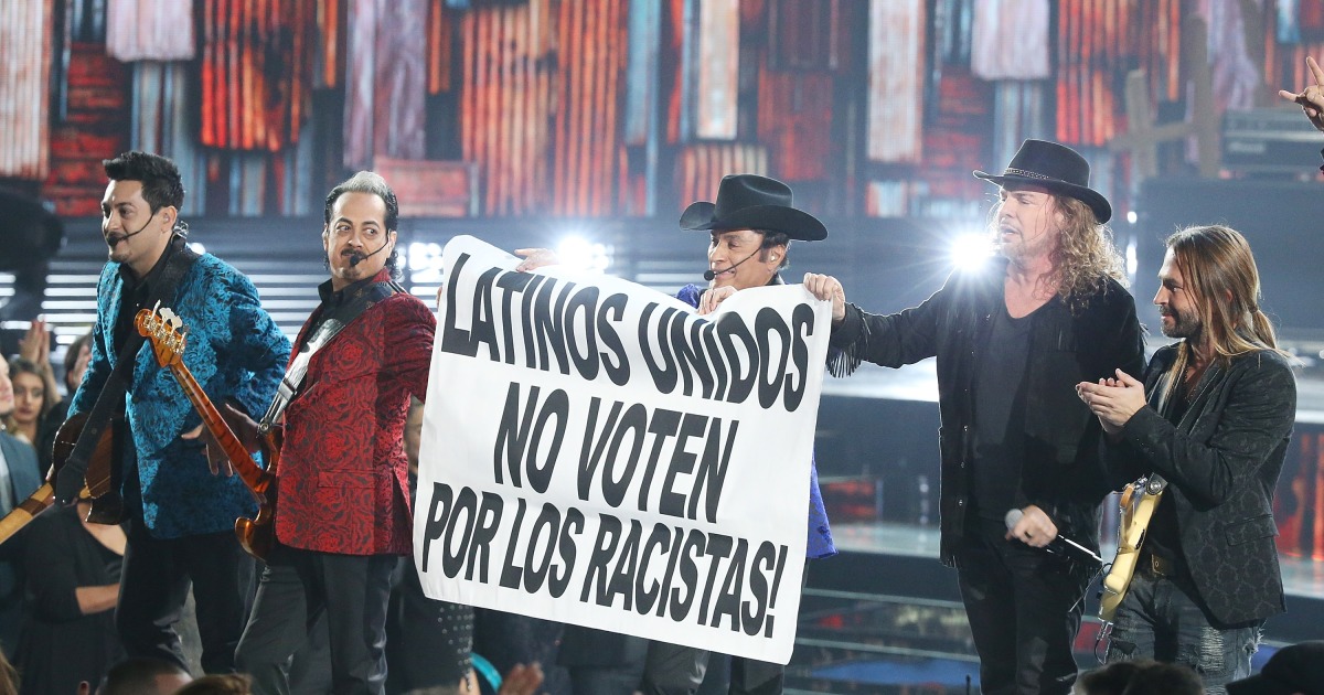 Latin Grammys Music, Celebrities, And Calls for Latino Voting Power