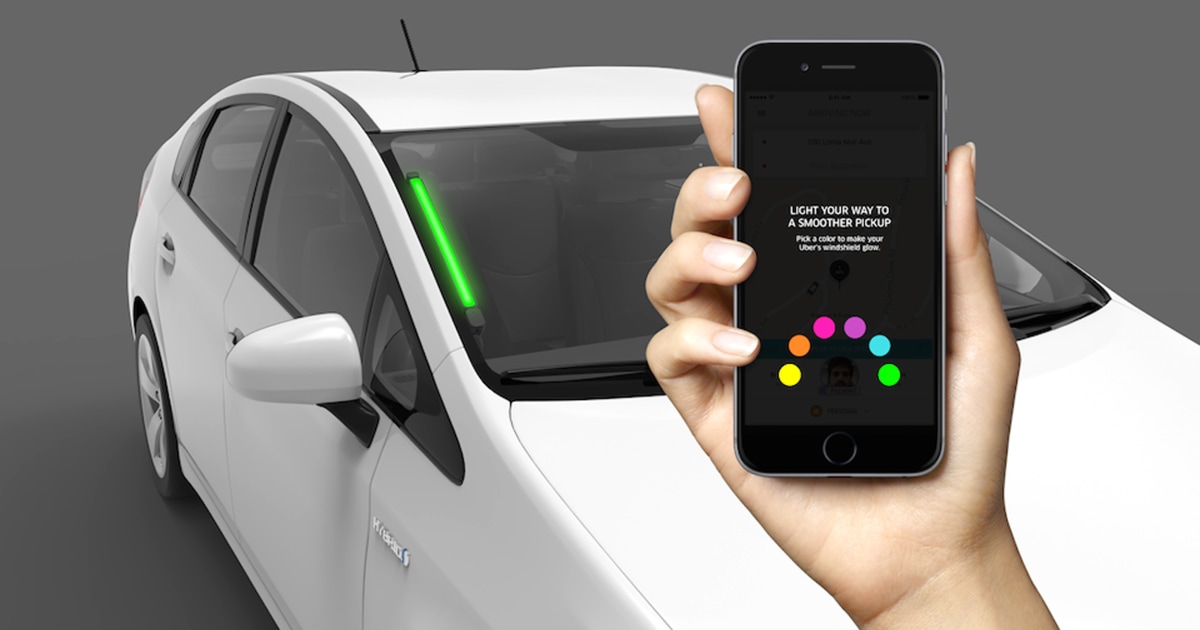 Dude, Where's My Uber? Company Tests Color-Coded Light Strips