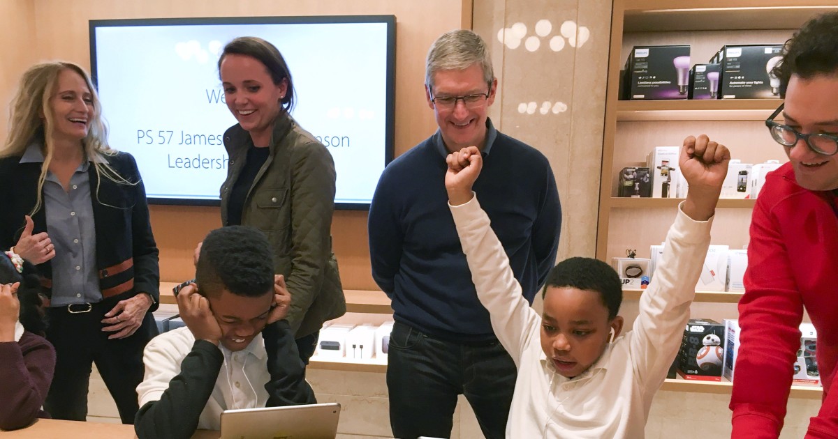 Apple CEO Tim Cook Says We Need More Computer, Coding Education