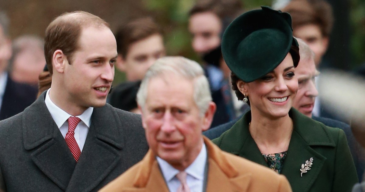 Royals Leave Church on Christmas Day