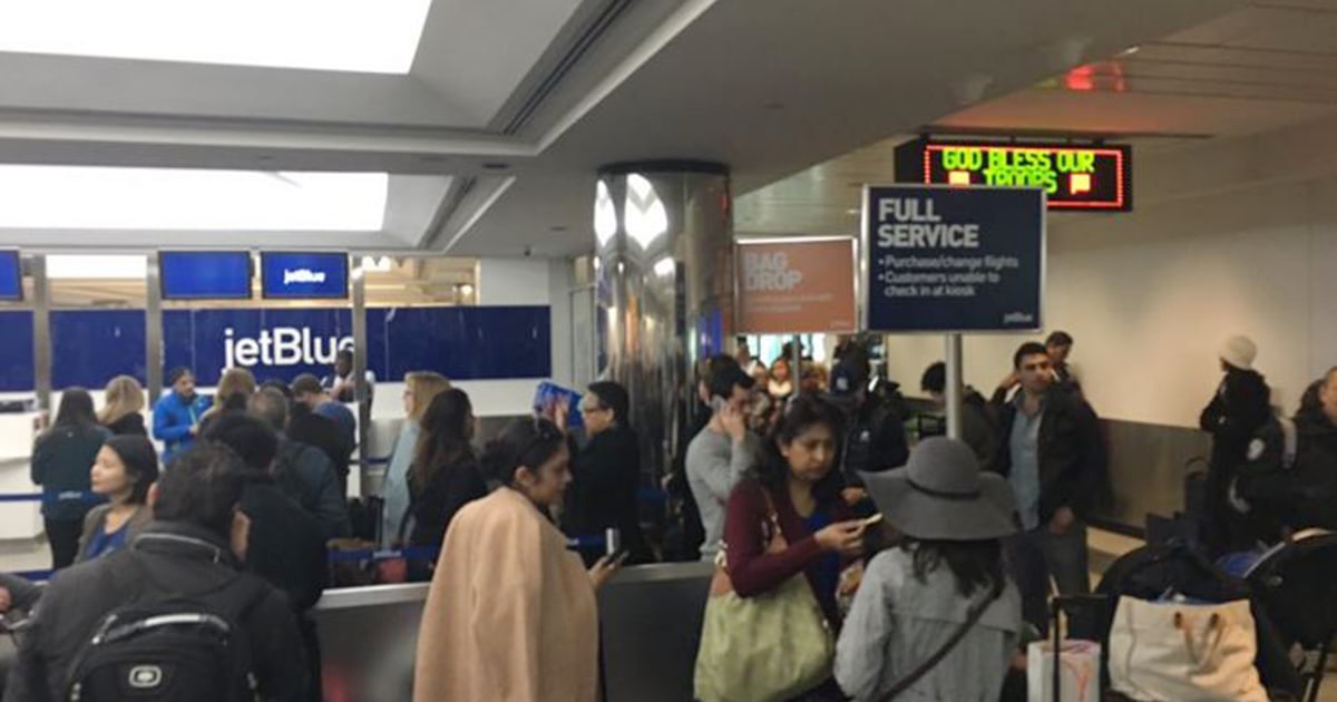 Power Outage at JetBlue Data Center Cancels Flights, Shuts Website