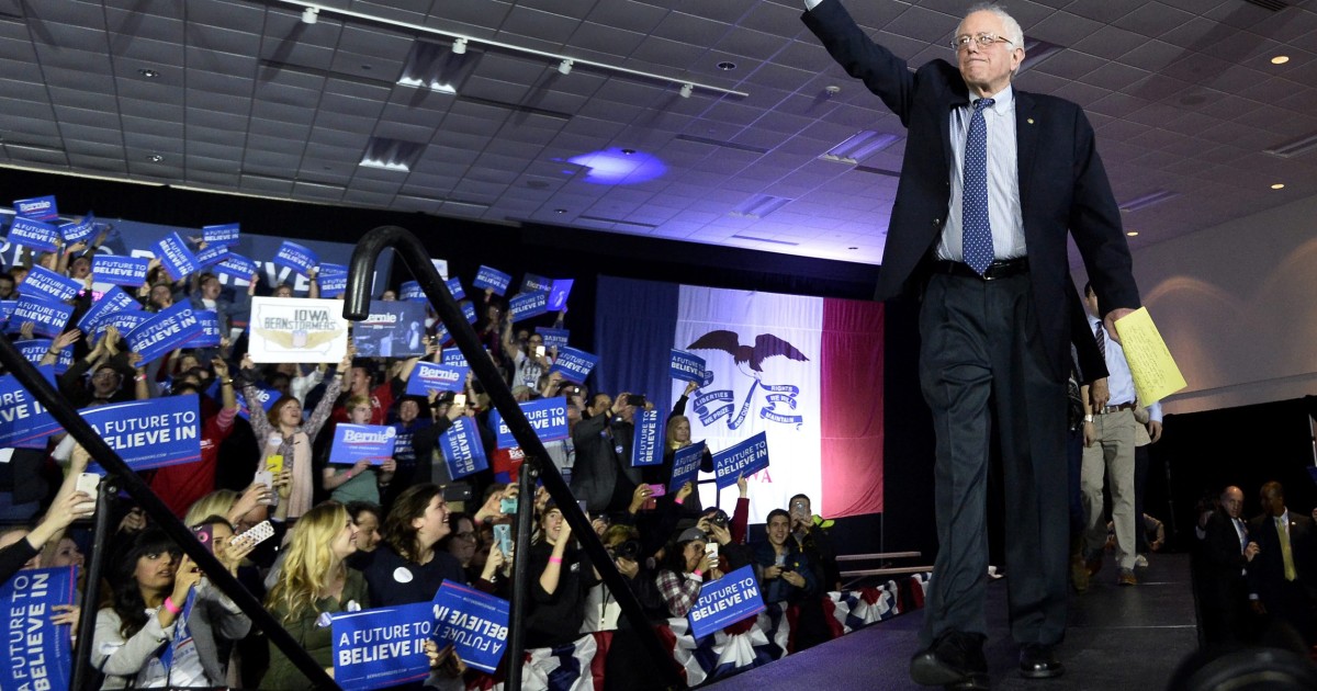 Sanders' Final Speech in Iowa Sounded Like His First