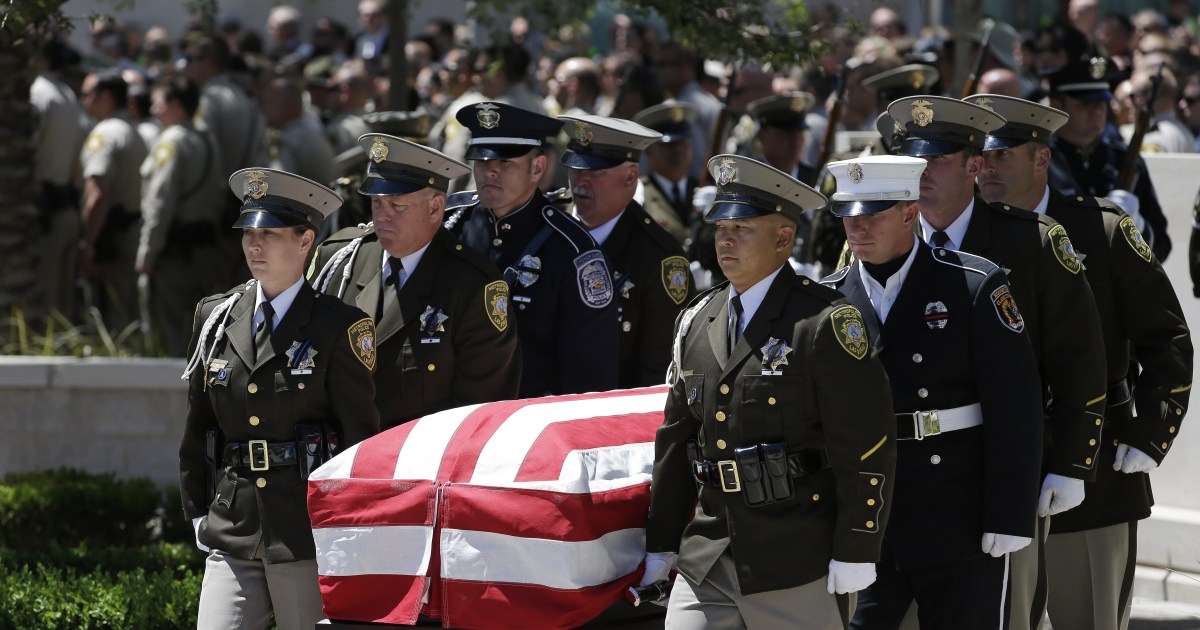 'Renaissance Man': Funeral Held For Las Vegas Cop Killed in Ambush
