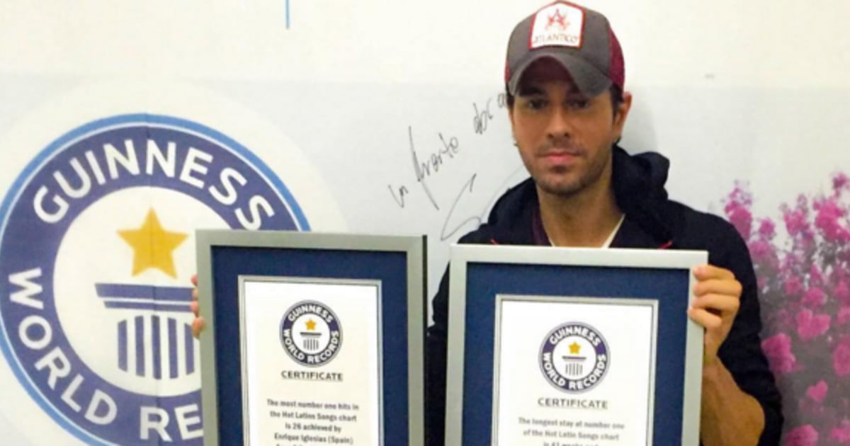 Enrique Iglesias Scores Two Guinness World Records