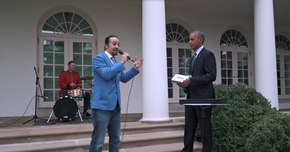 Hamilton Star Lin Manuel Miranda Goes Viral With White House Freestyle