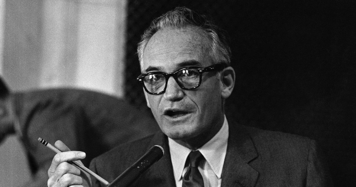 Barry Goldwater S Family Is Against Donald Trump   160105 Senator Barry Goldwater Yh 9p 