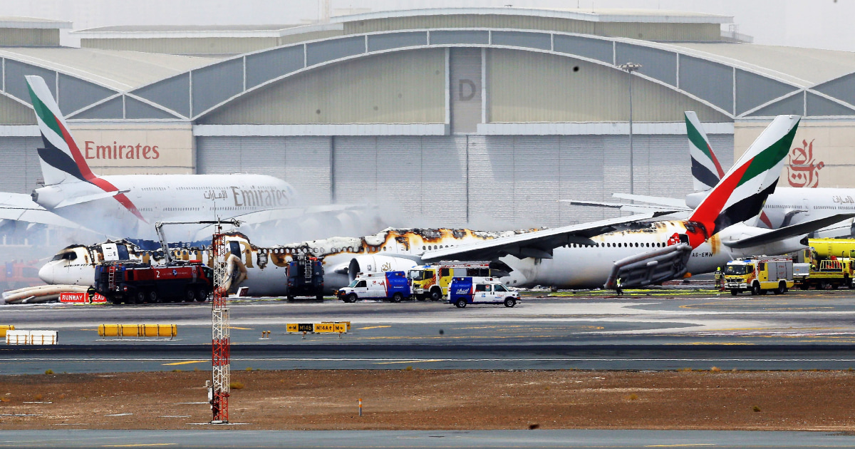 Emirates Boeing 777 Explodes On Dubai Runway After Crash Landing