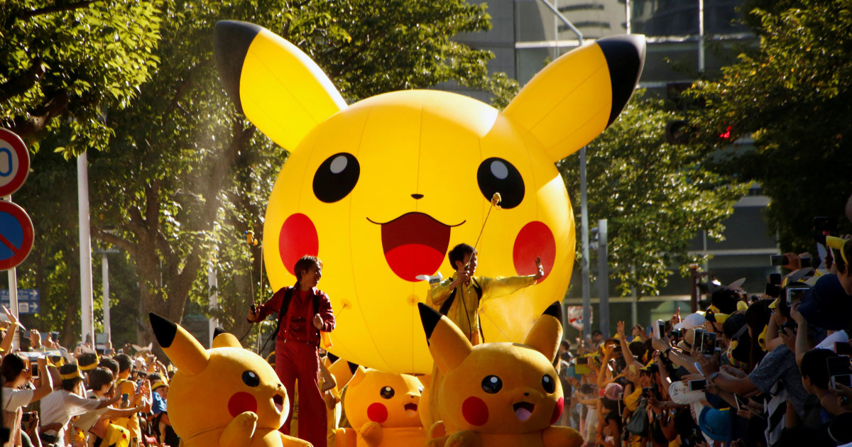 Pikachus Parade Through Pokemon Festival