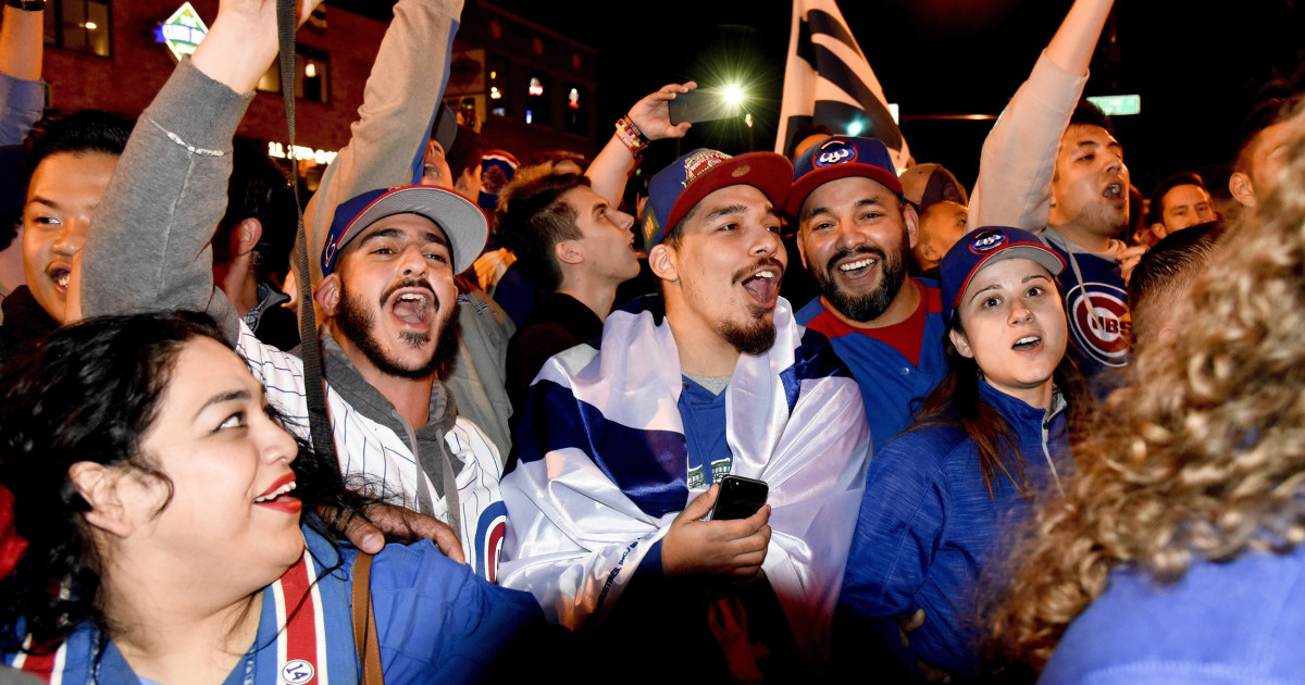 Celebrity fans celebrate the Cubs' long-awaited World Series win