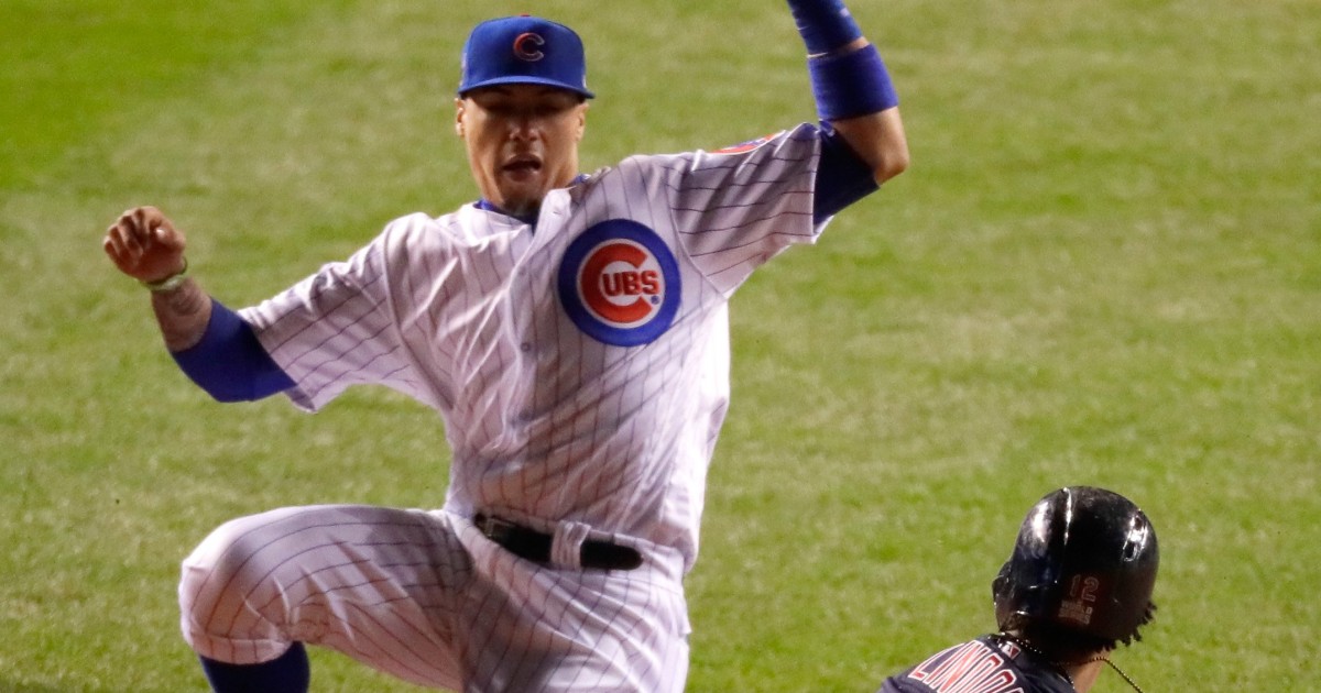 Aroldis Chapman, Cubs stop Indians, stay alive in World Series