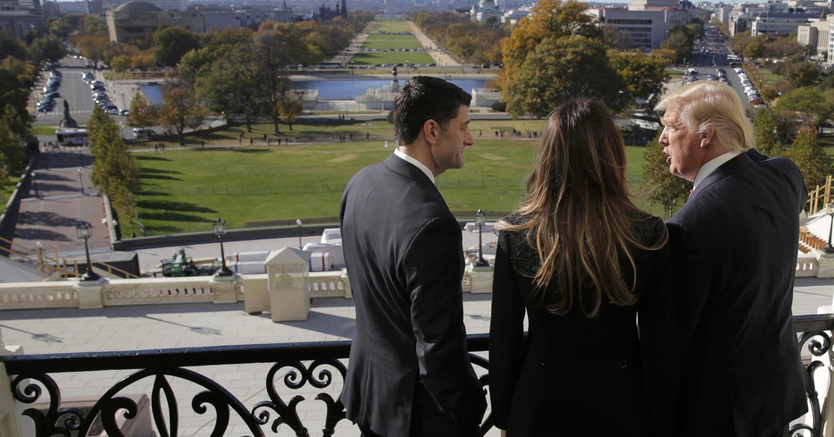 President-Elect Trump Tours Washington