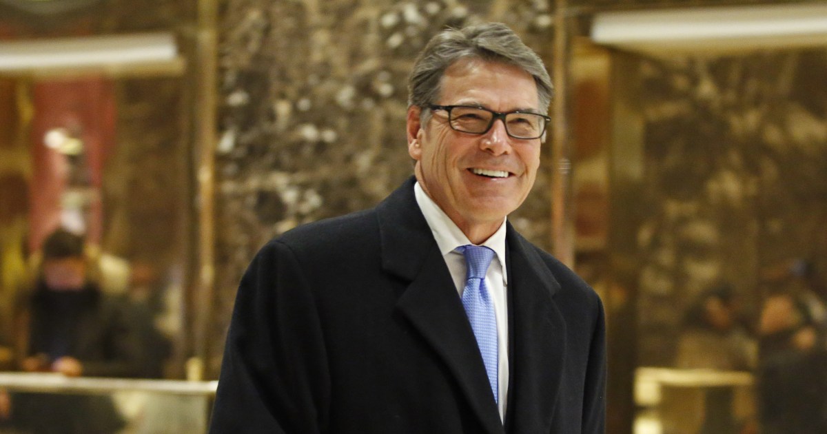 Rick Perry is Trump's pick to run Energy Department he wanted to abolish