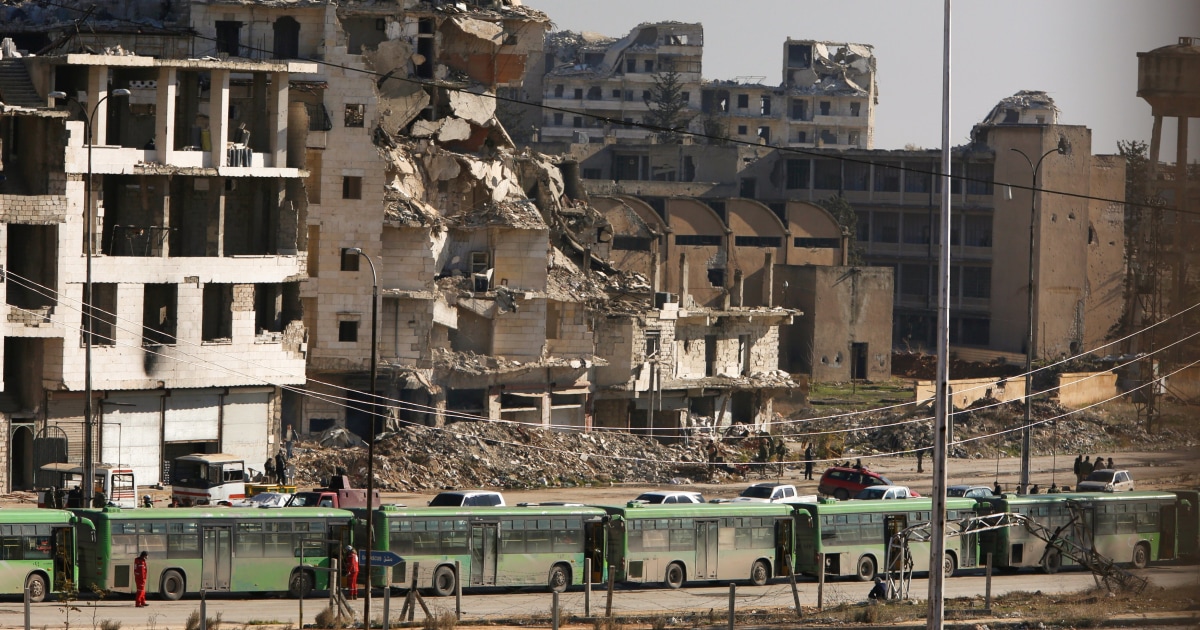 Aleppo Evacuations 'Well Underway' After Overnight CeaseFire