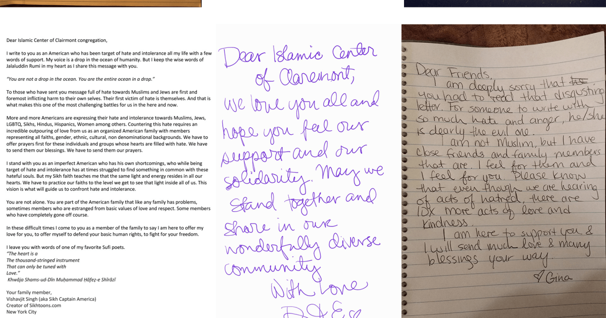 Students Collect Love Letters to Counter Islamophobia
