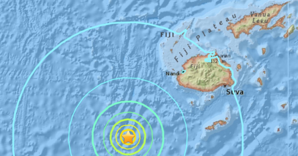 7.2 Earthquake Off Fiji But Not Expected to Cause Much Damage