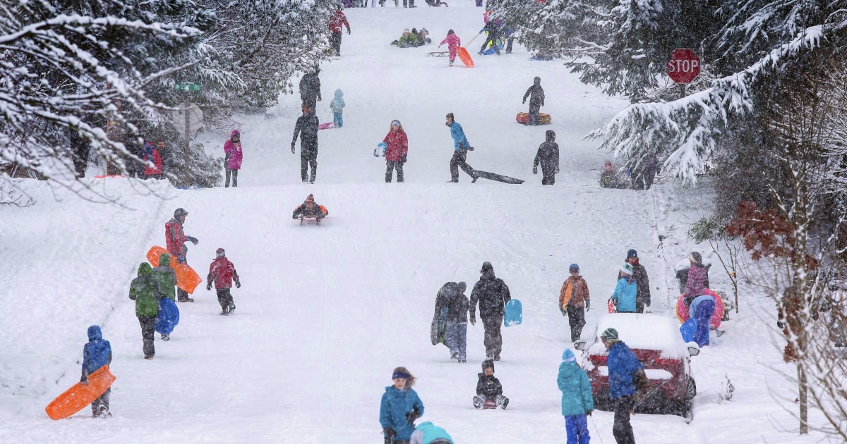 Massive Winter Weather System Brings Epic Snowfall To Sierra Nevada