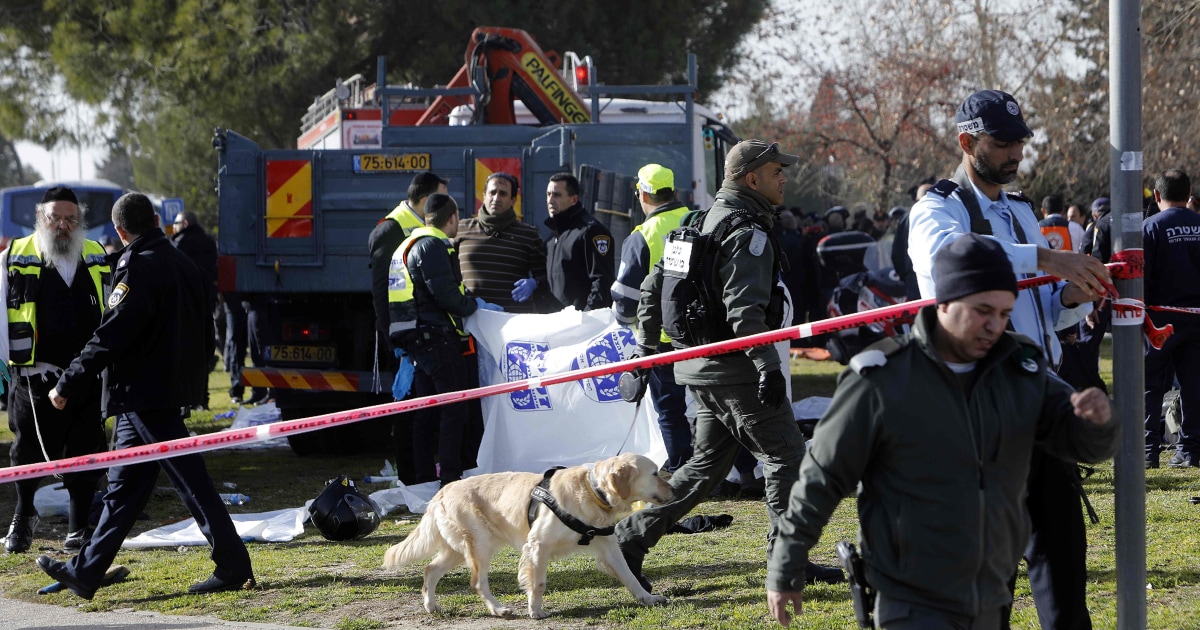 Truck Attacker Plows Into Jerusalem Crowd, Killing At Least Four