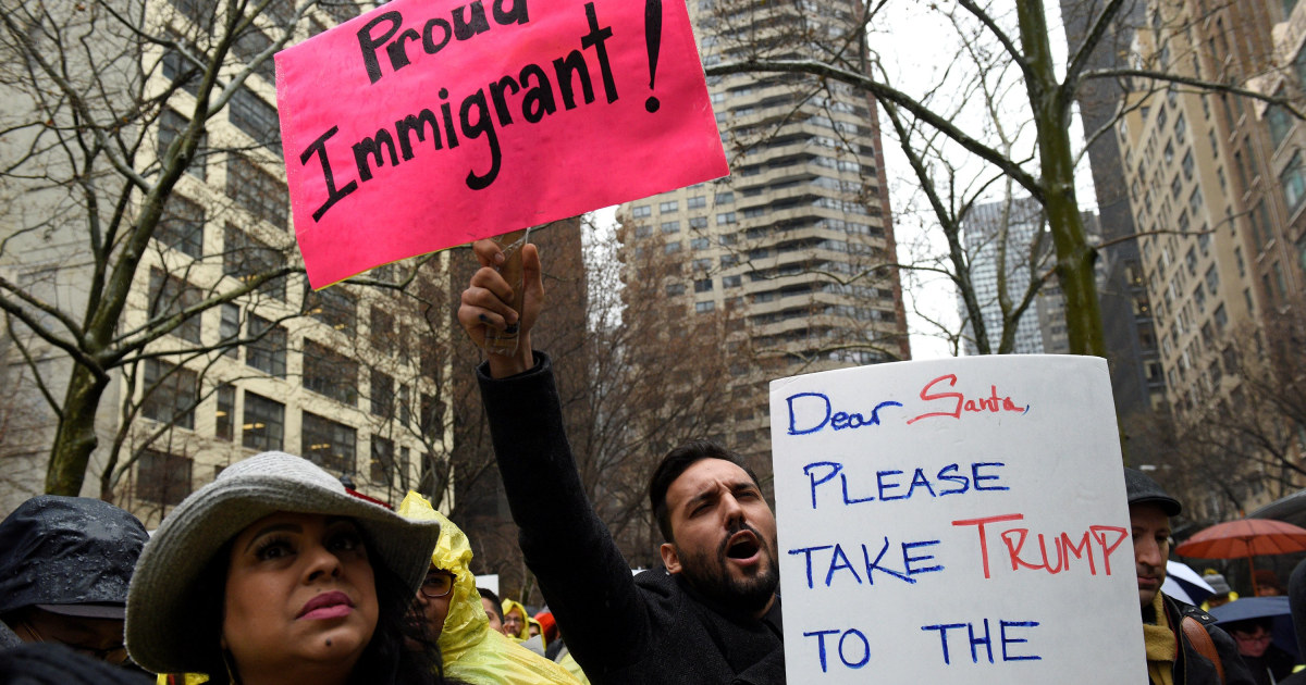 Immigrant Groups Rally Around Country As Message To Trump