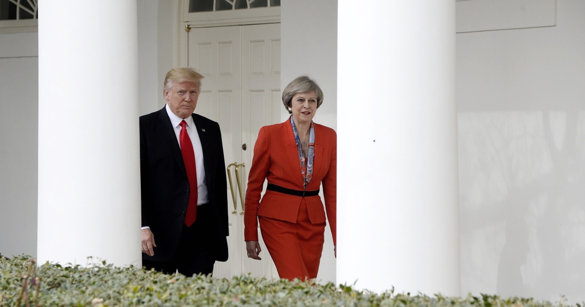 Trump Welcomes British PM Theresa May for First Foreign Visit