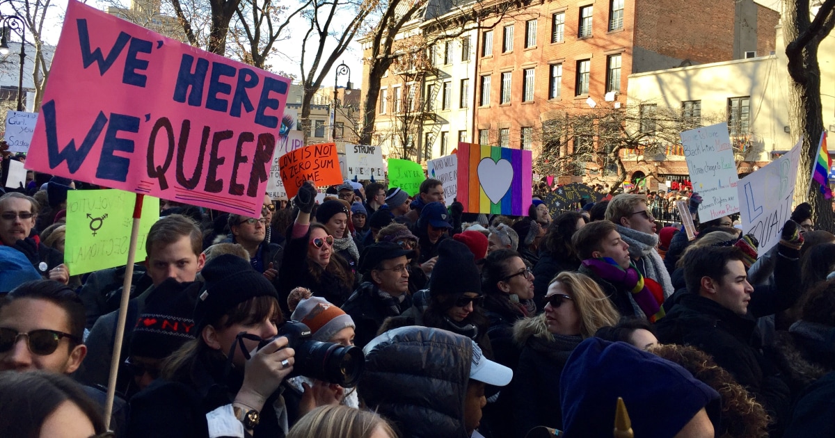 LGBTQ Solidarity Rally at Stonewall Draws Thousands