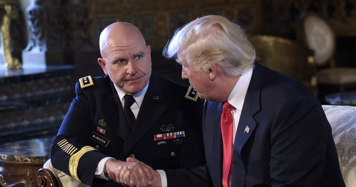 Trump Names Lt. Gen. H.R. McMaster as New National Security Adviser