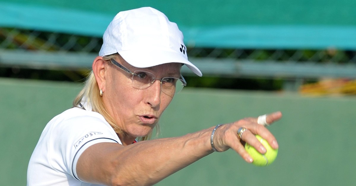 Martina Navratilova Calls Fellow Tennis Great Margaret Court a 'Homophobe'