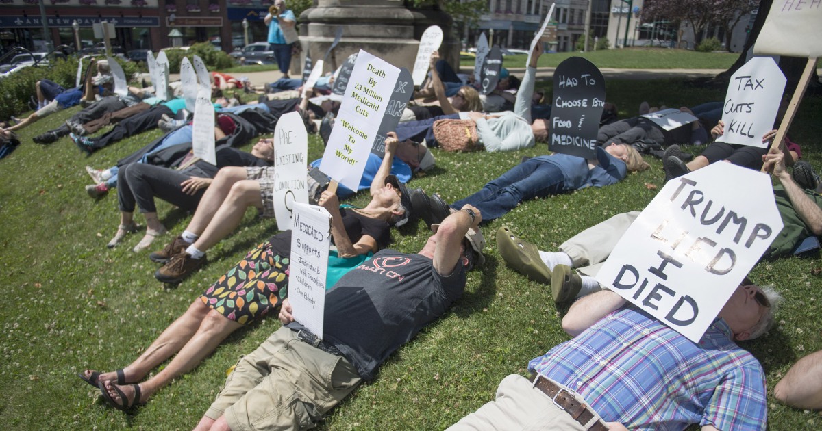 Protesters Rail Against Gops Latest Obamacare Repeal Effort 6864