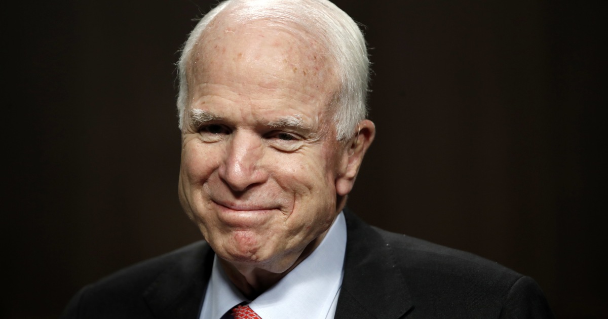 McCain Thanks Well-Wishers, Vows 'I'll Be Back Soon'