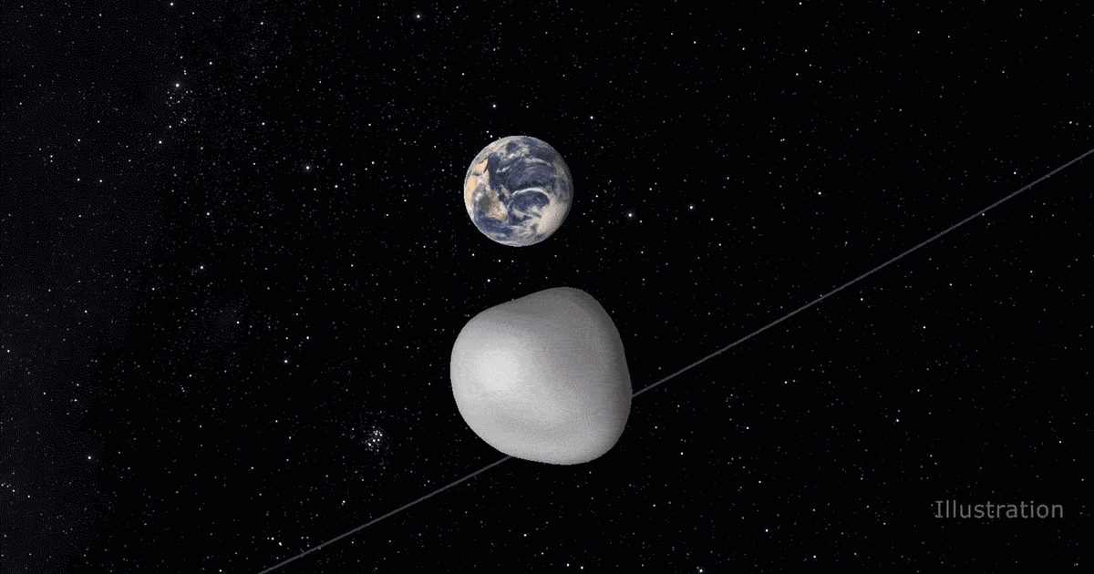 Giant asteroid to give Earth a very close shave