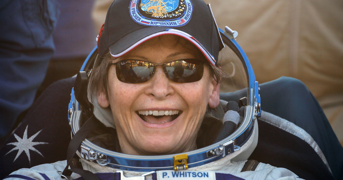 Record-breaking Astronaut Peggy Whitson returns to Earth