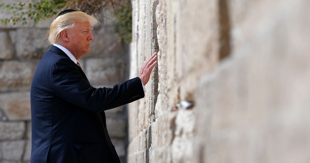 Israeli Minister Plans Trump Train Station At Western Wall