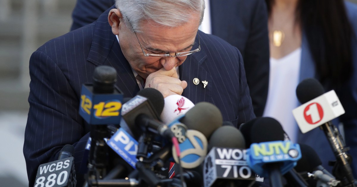 Judge declares mistrial in New Jersey Sen. Bob Menendez bribery trial