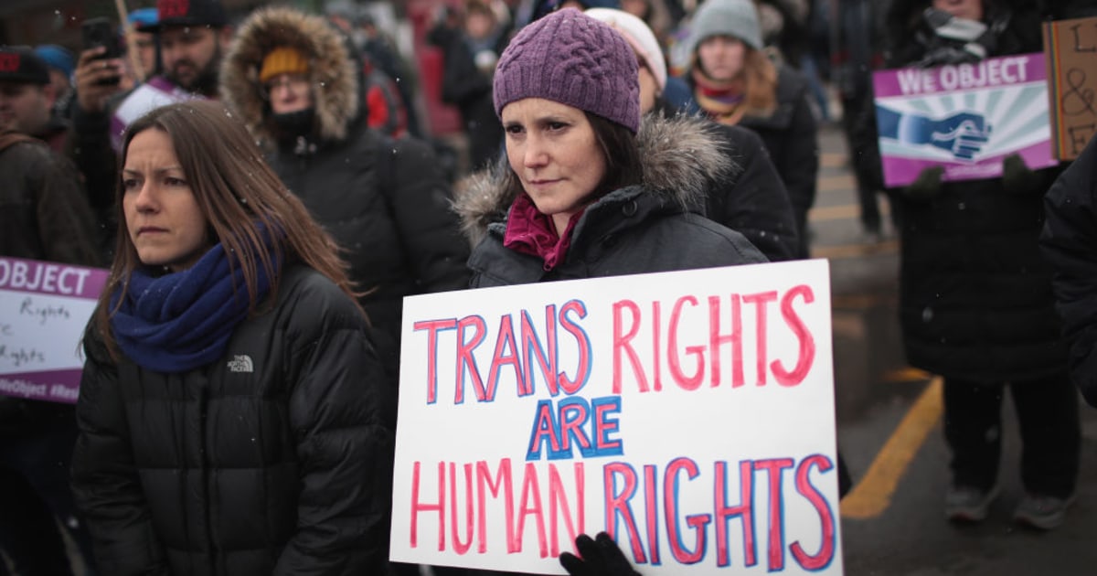'Very large partisan gaps' in views on transgender issues, study finds