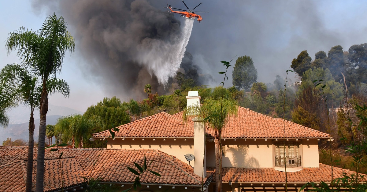 Idyllic Bel-Air has seen fires before and most still refuse to leave