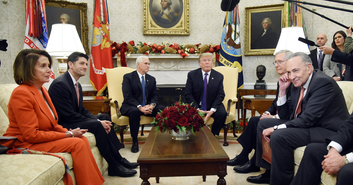 Schumer and Pelosi meet with Trump after ditching last week