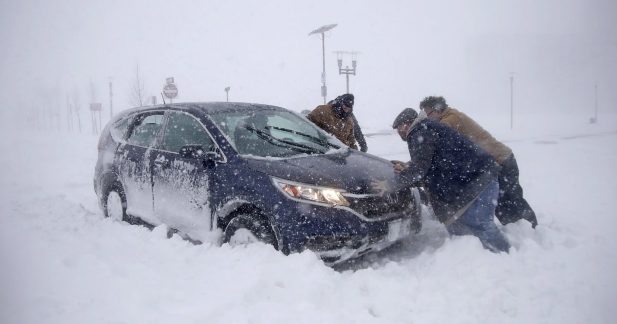 'Bomb cyclone' slams East Coast with wind and snow