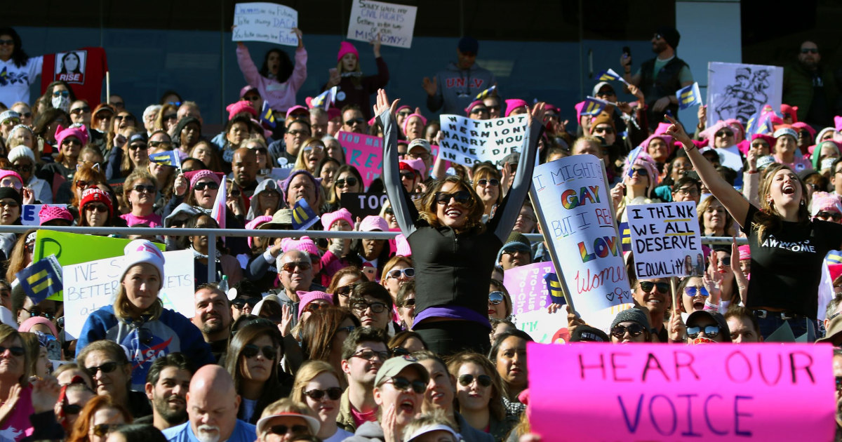 Demonstrators Rally Worldwide For Second Day Of Womens Marches 