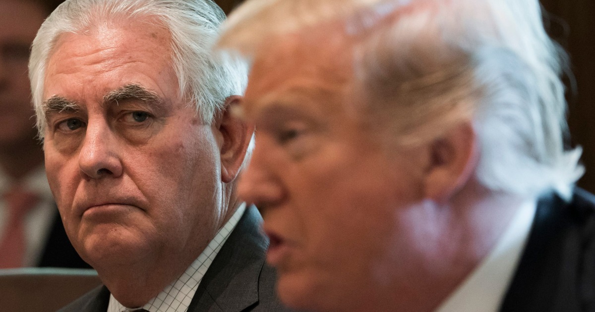 Who's next after Rex Tillerson? Under Trump's lack of leadership, the