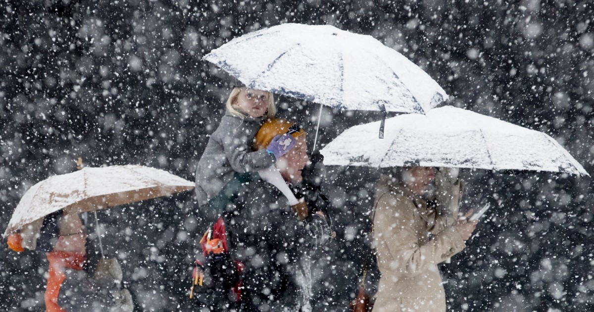 Spring Easter Snow 'Tis the season? Spring kicks off with snowy nor'easter