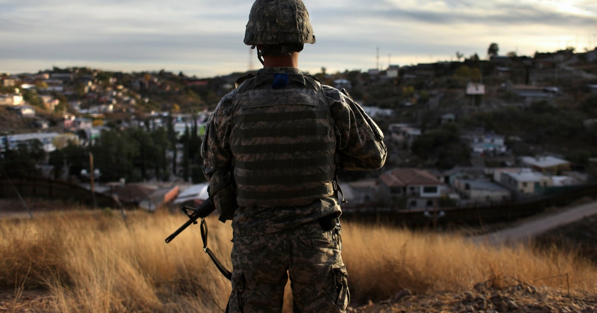 Arizona National Guard To Deploy 225 Troops To The U S Mexico Border   180409 Arizona National Guard Al 1357 