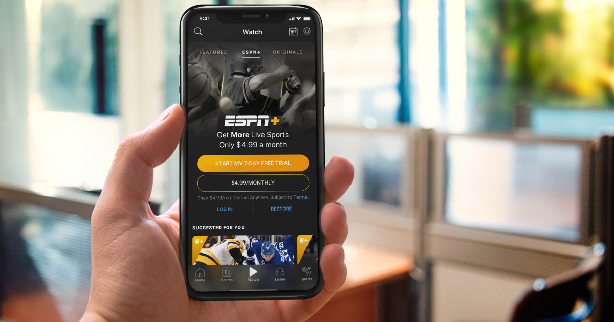 ESPN Plus' streaming service launching this spring for $4.99 per month -  9to5Mac