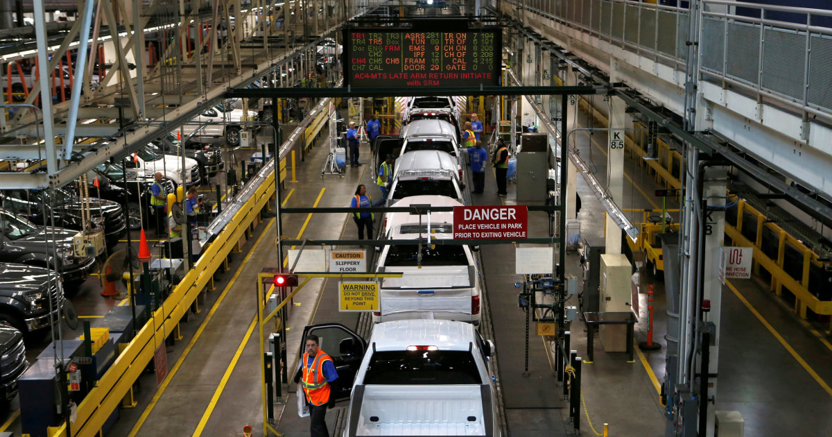 Ford facing complete shutdown of F-150 production after plant fire