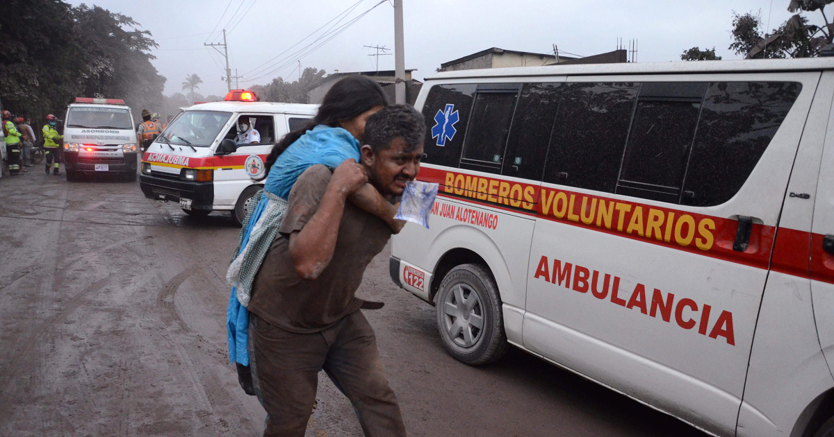 Volcano eruption wipes out entire households in Guatemala