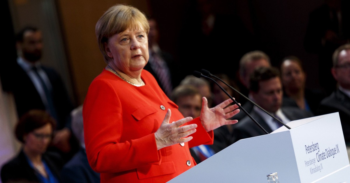 'It's a fact': Merkel calls out Trump over climate change stance
