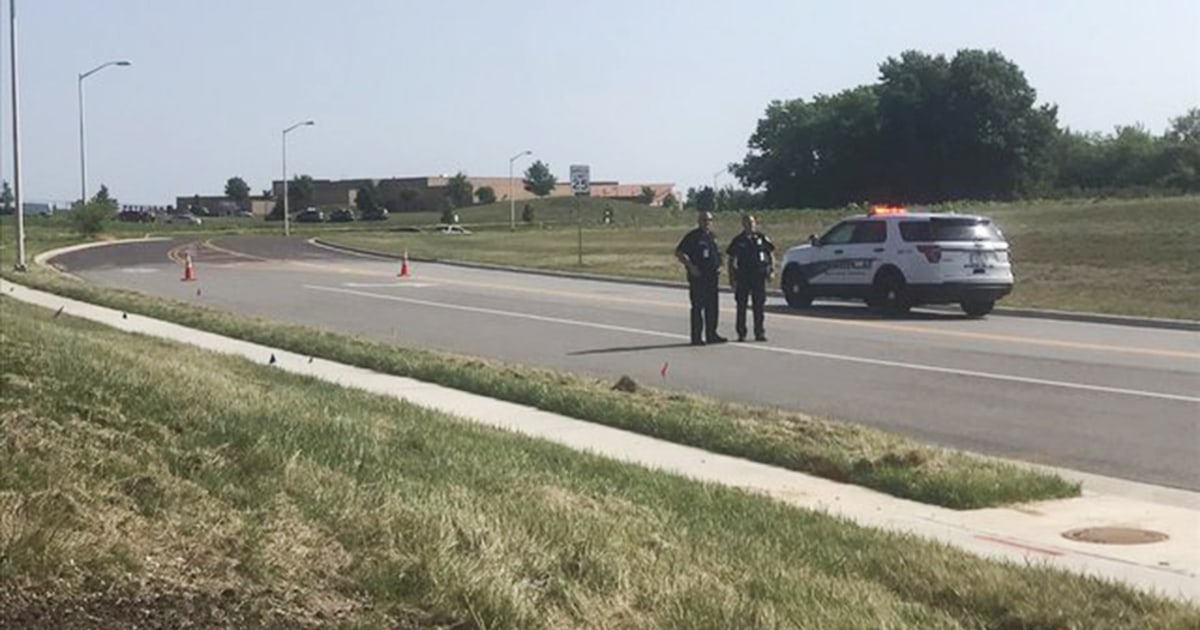 Two workers critically wounded in shooting at Kansas school