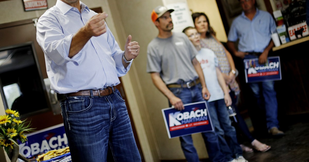 Trump Endorses Vote Fraud Crusader Kris Kobach In Kansas Governor GOP ...