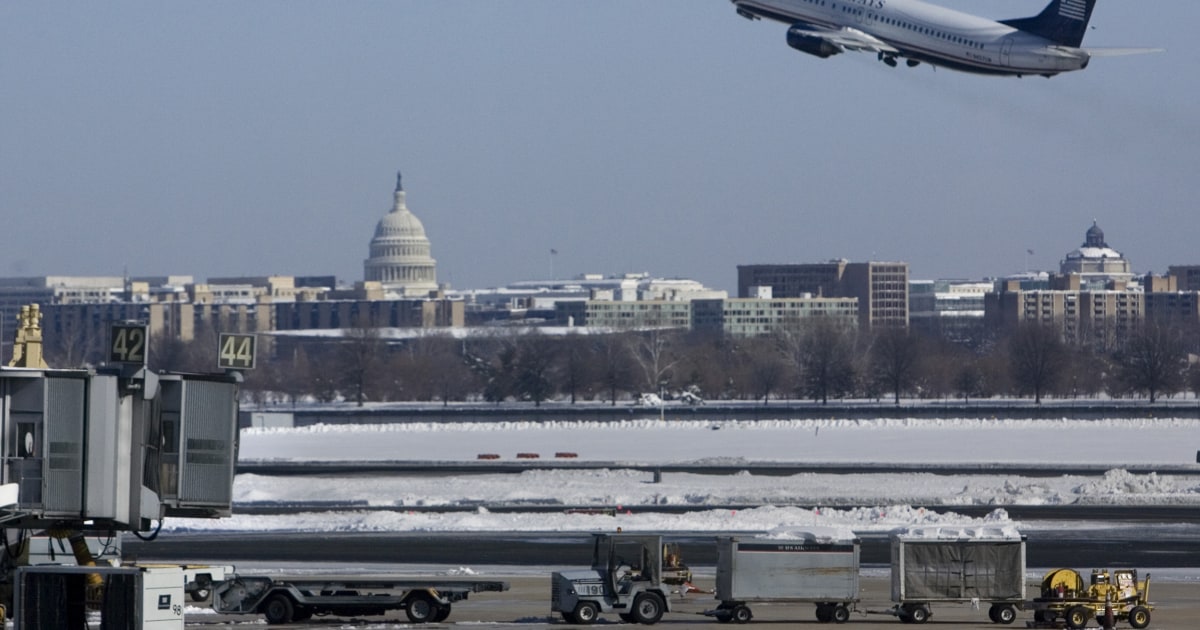 Sometimes Bumpy Airport Upgrade on Final Approach at Reagan National, 2021-06-10